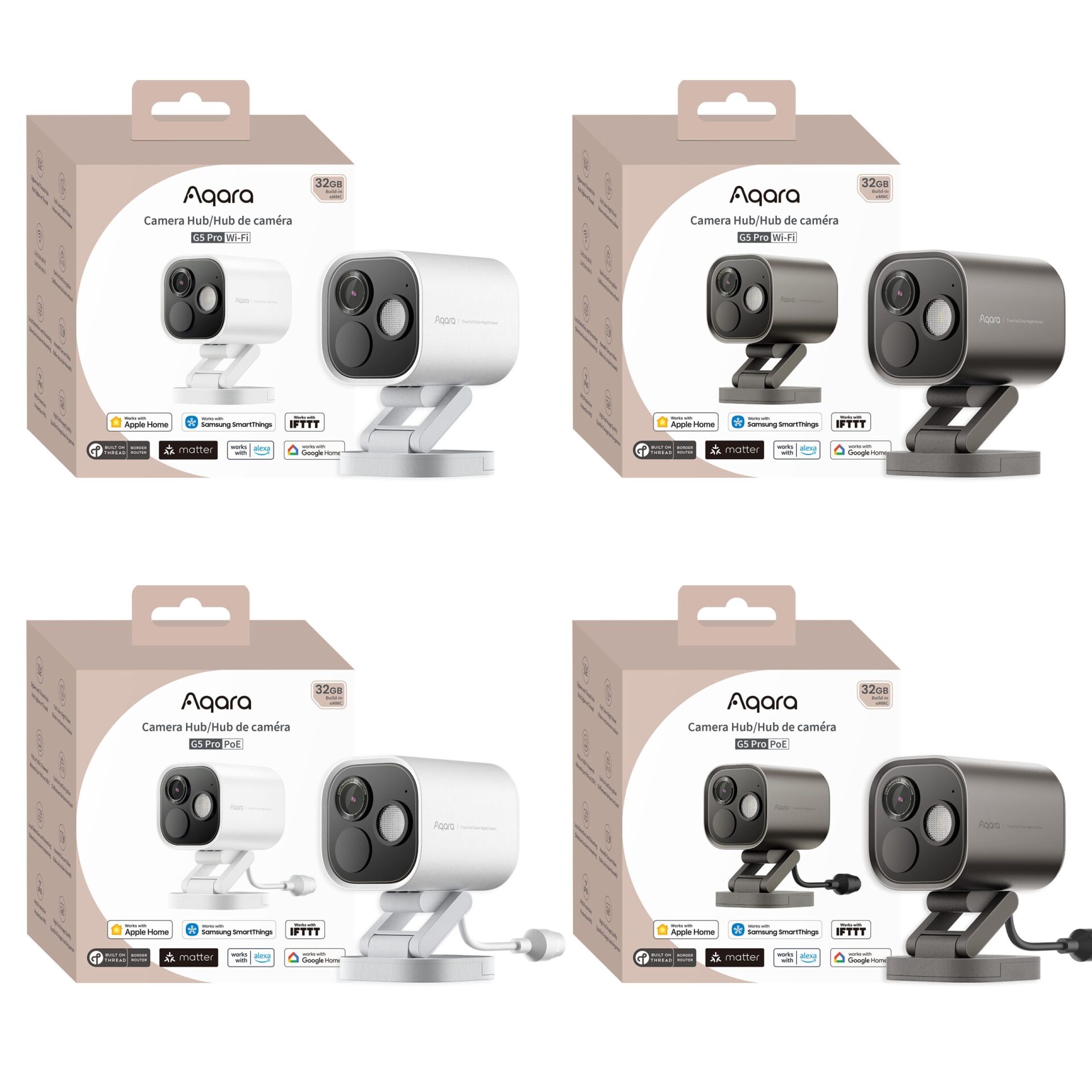 Aqara Kamera Hub G5 Pro Wi-Fi/Poe CH-C07D/CH-C03E