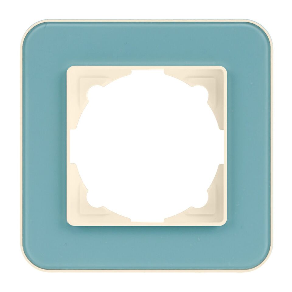 Günsan Radius Krem & Pastel Green Tekli Çerçeve