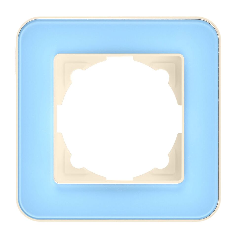 Günsan Radius Krem & Pastel Blue Tekli Çerçeve