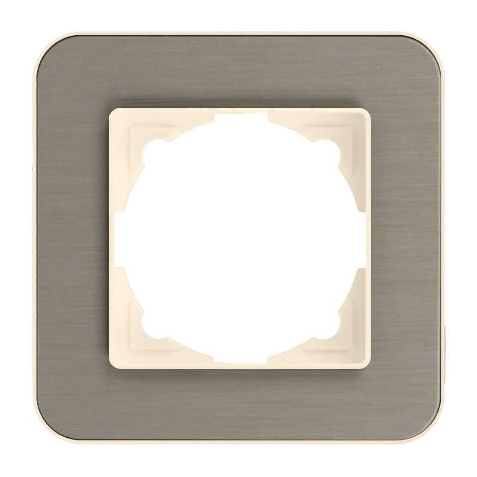 Günsan Radius Krem & Bronze Tekli Çerçeve