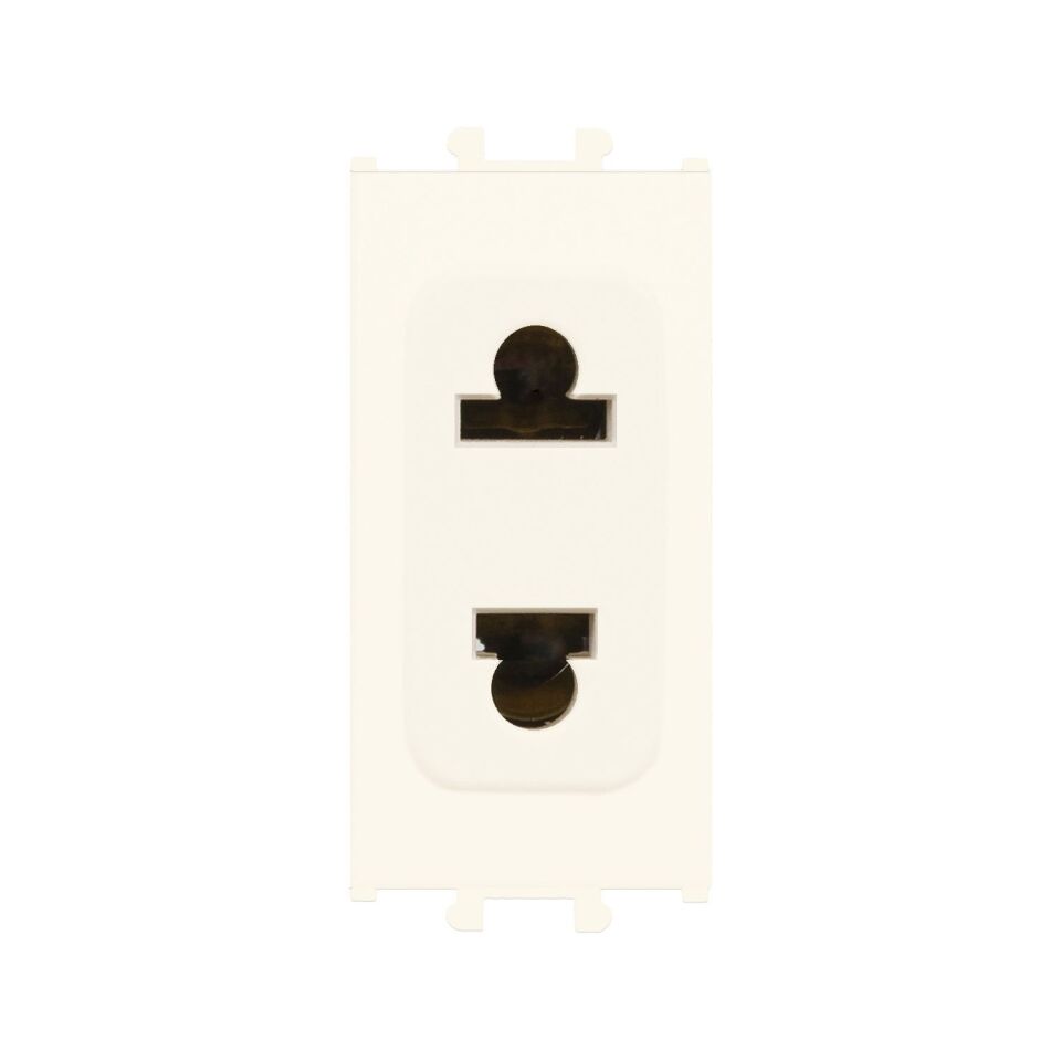 Günsan Domino Krem Priz (Cihaz Tipi) - 1M - 16AX 250V