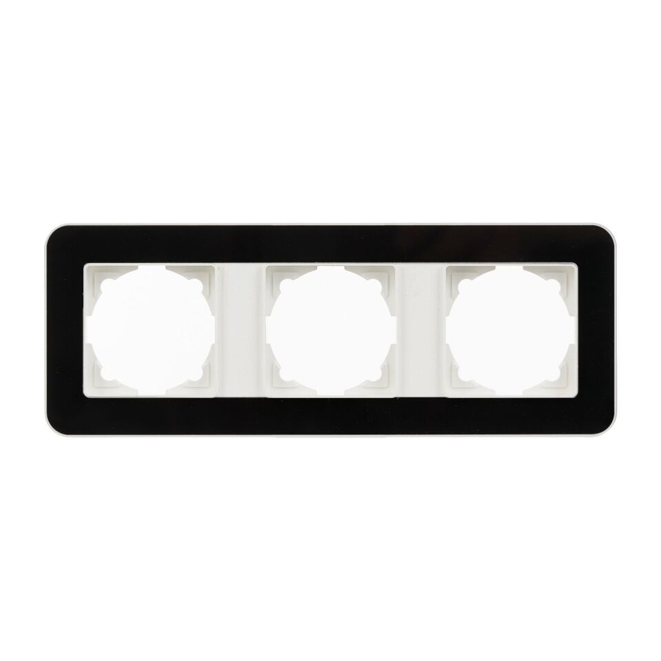 Günsan Radius Fildişi Beyazı & Jet Black Üçlü Çerçeve