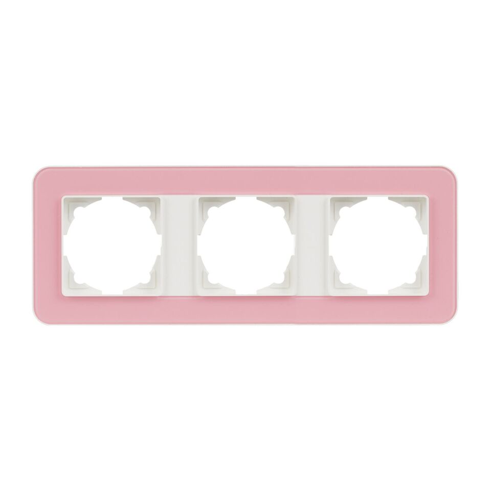 Günsan Radius Elements Üçlü Çerçeve Fildişi Beyazı / Powdery Pink