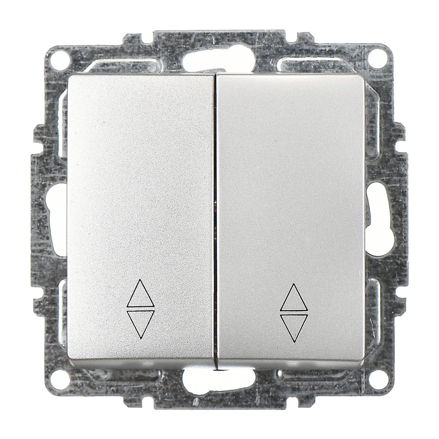 Günsan Visage Gümüş Vidalı Komütatör Vavien Anahtar - 10AX 250V