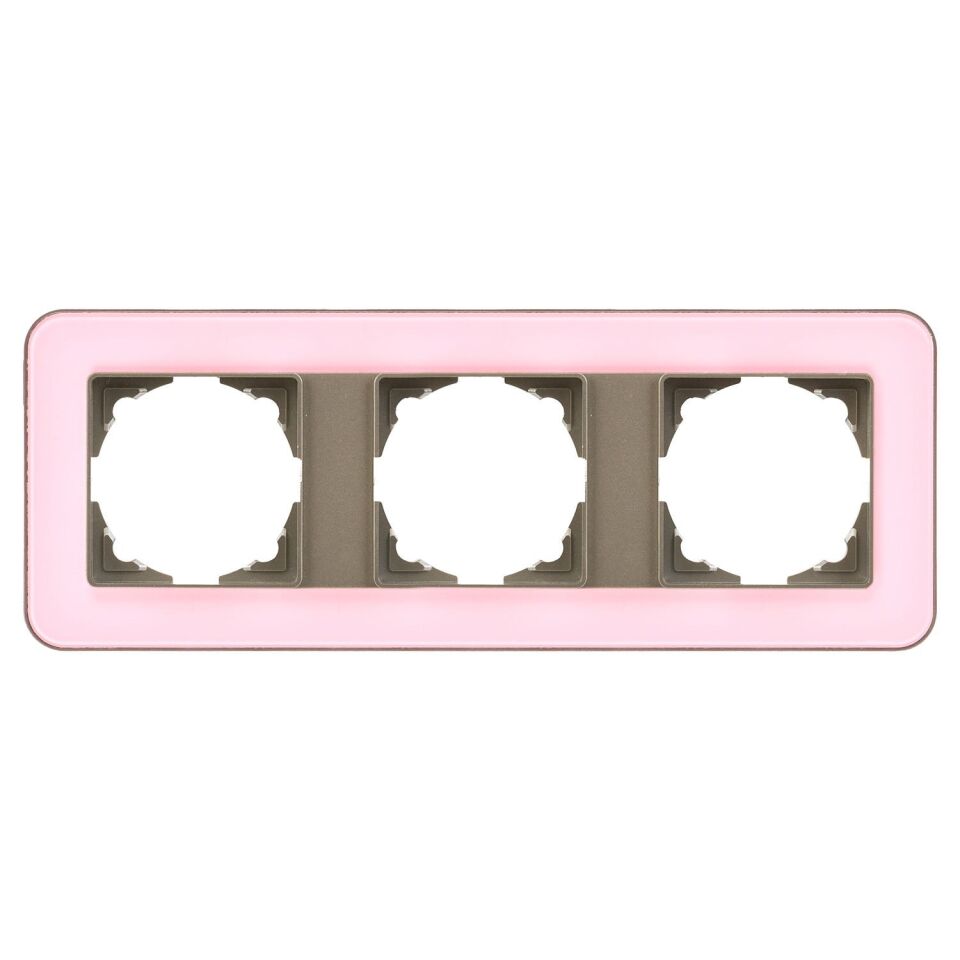 Günsan Radius Mocha & Powdery Pink Üçlü Çerçeve