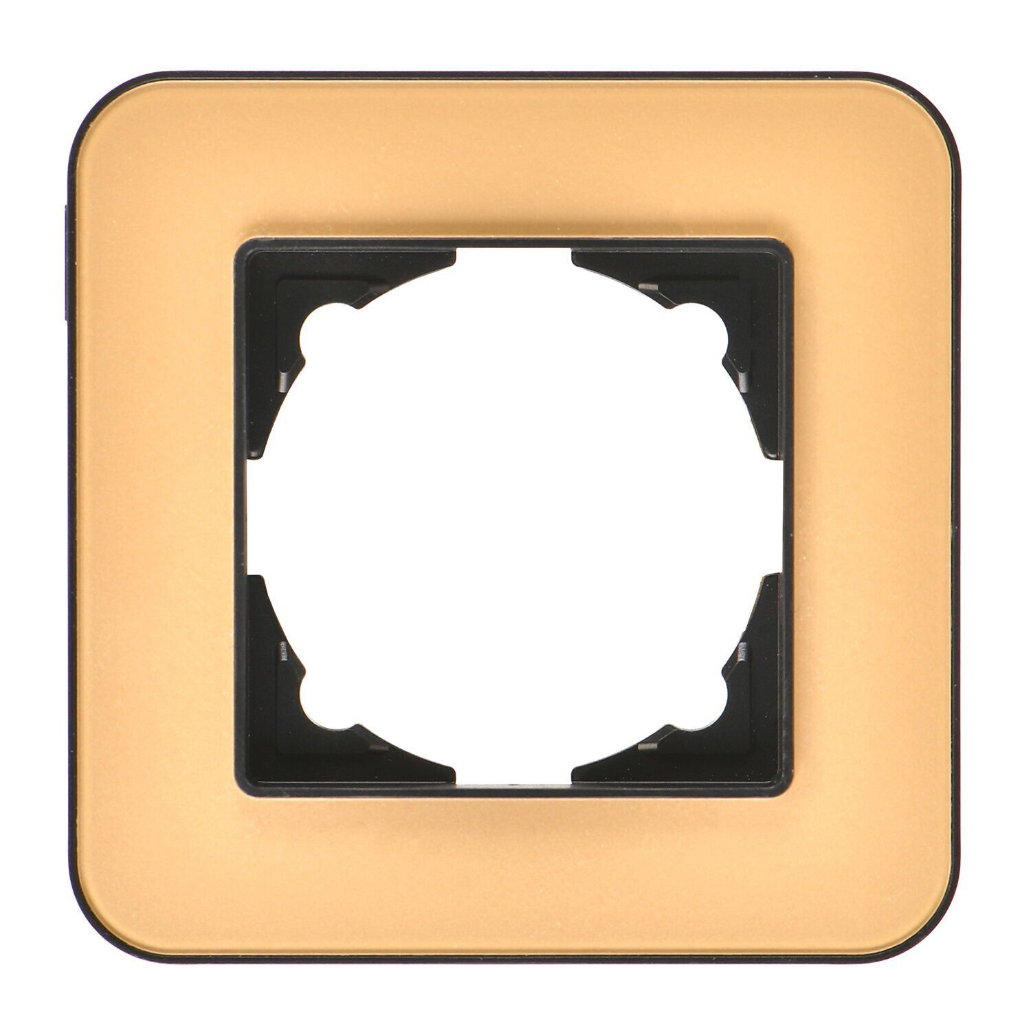 Günsan Radius Metalik Siyah & Pearl Gold Tekli Çerçeve