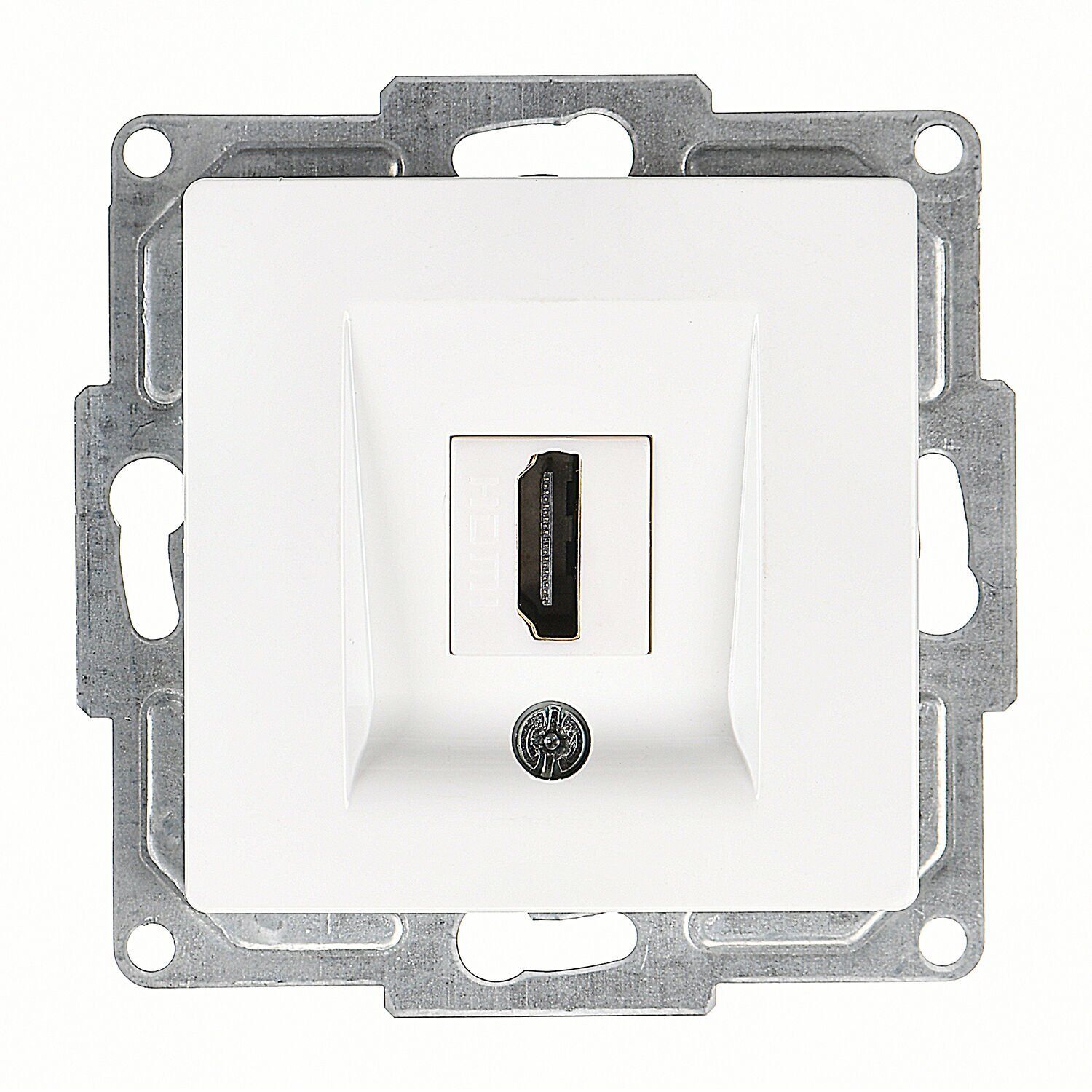 Günsan Visage Beyaz HDMI Prizi Mekanizma