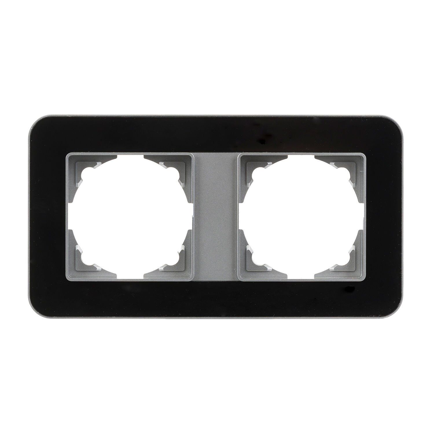 Günsan Radius Gümüş & Jet Black İkili Çerçeve