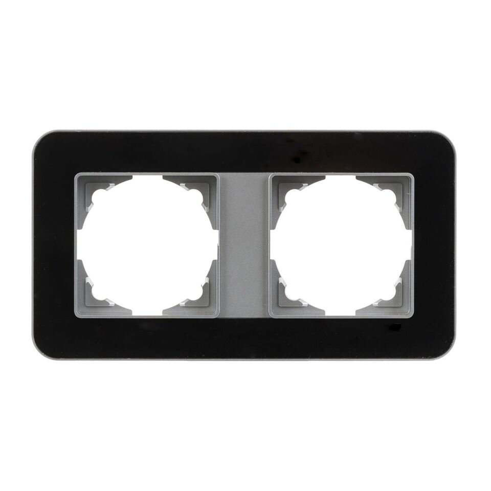 Günsan Radius Gümüş & Jet Black İkili Çerçeve