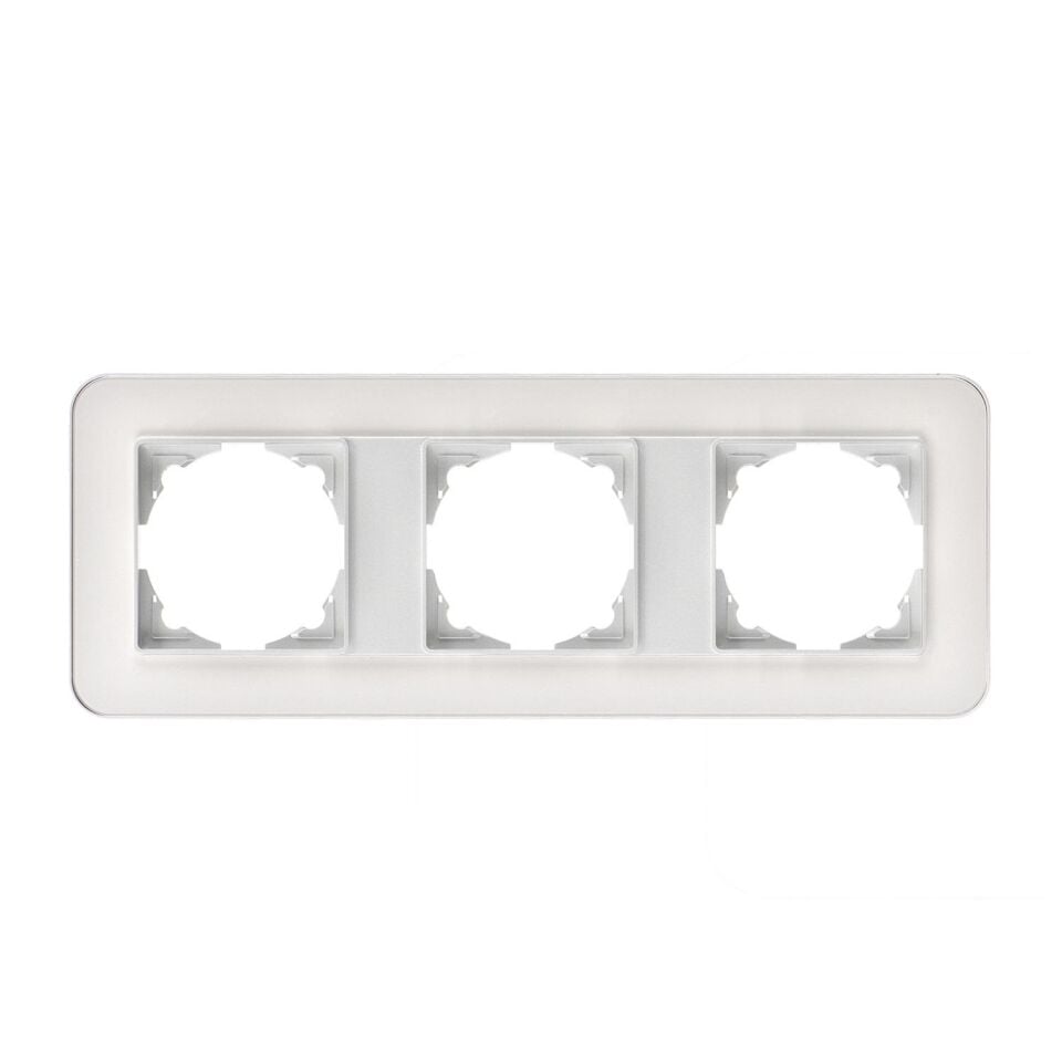 Günsan Radius Gümüş & Pearl Silver Üçlü Çerçeve