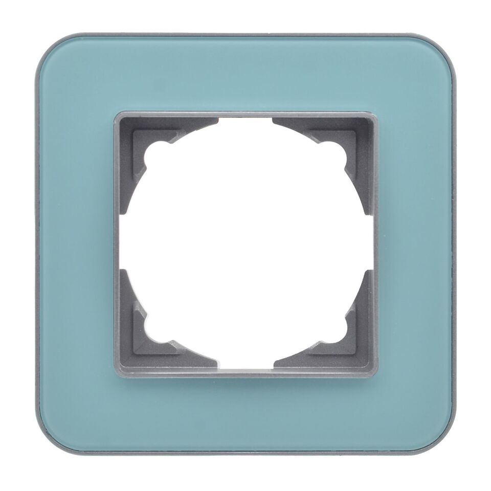 Günsan Radius Gümüş & Pastel Green Tekli Çerçeve